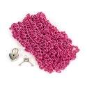 Sextoys, sexshop, loveshop, lingerie sexy : SM Contraintes : Chaine de Soumission Bondage Rouge 6m Ultimate Bondage
