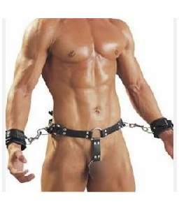 Sextoys, sexshop, loveshop, lingerie sexy : Harnais bdsm : Contrainte Harnais, Menottes et cockring