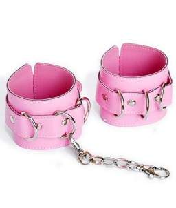 Sextoys, sexshop, loveshop, lingerie sexy : Menottes BDSM : Menottes Contrainte de Poignets rose