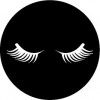 Faux Cils femme et plumes noires pas cher - Eveselache