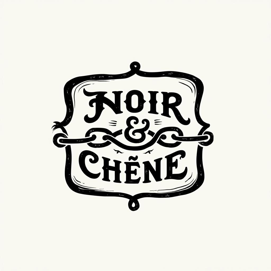 Noir et chêne